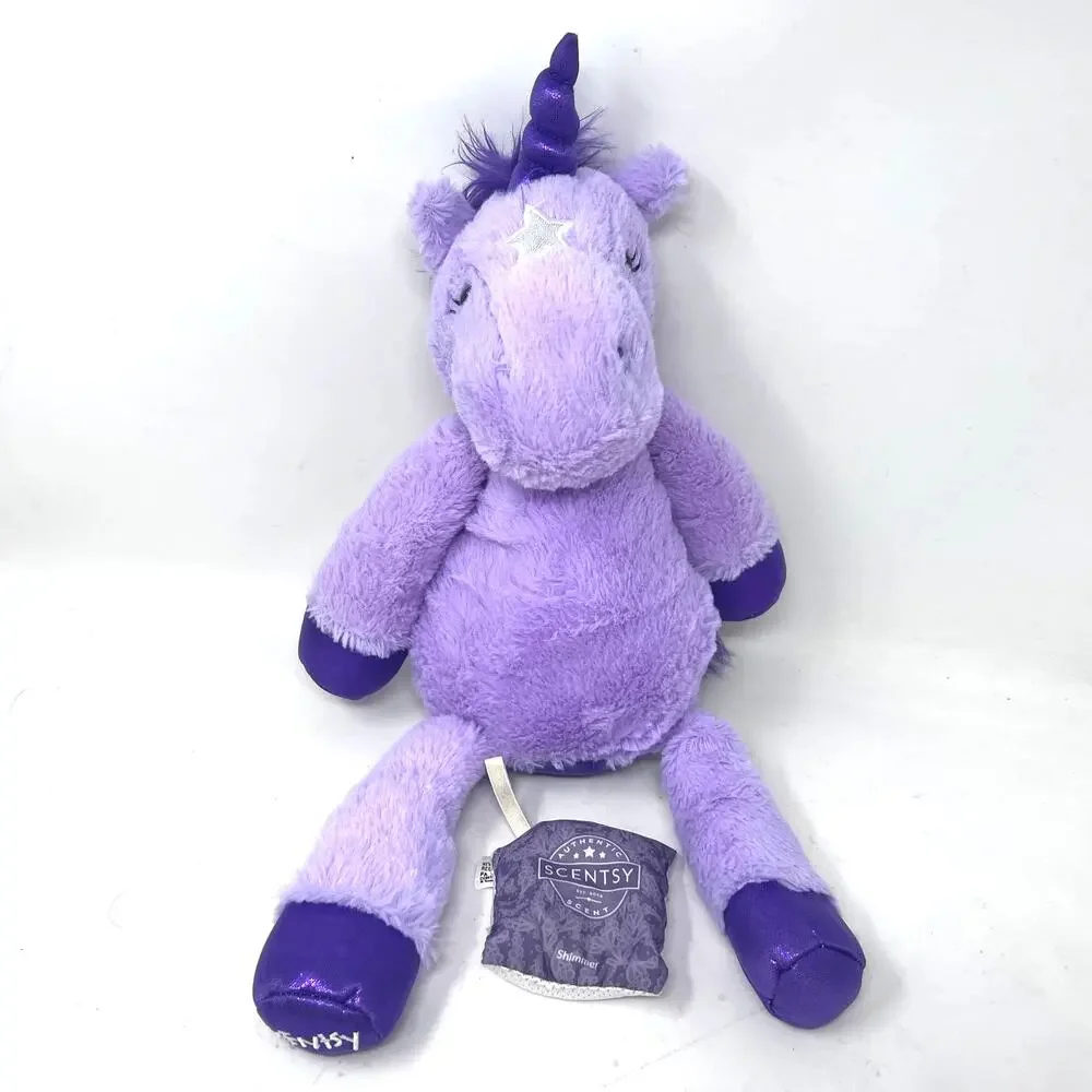Scentsy Buddy Purple Unicorn Plush 16